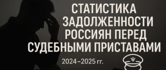 Статистика задолженности россиян перед судебными приставами