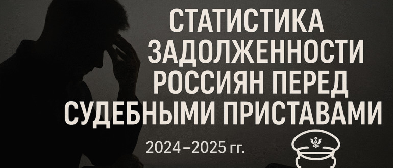 Статистика задолженности россиян перед судебными приставами